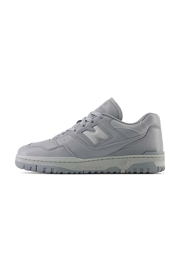 Kožne tenisice New Balance BB550MCB siva BB550MCB