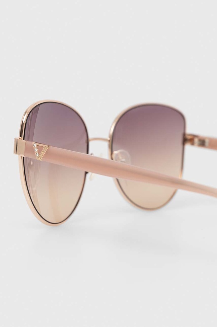 Okulary przeciwsłoneczne Guess GF6172.28F złoty