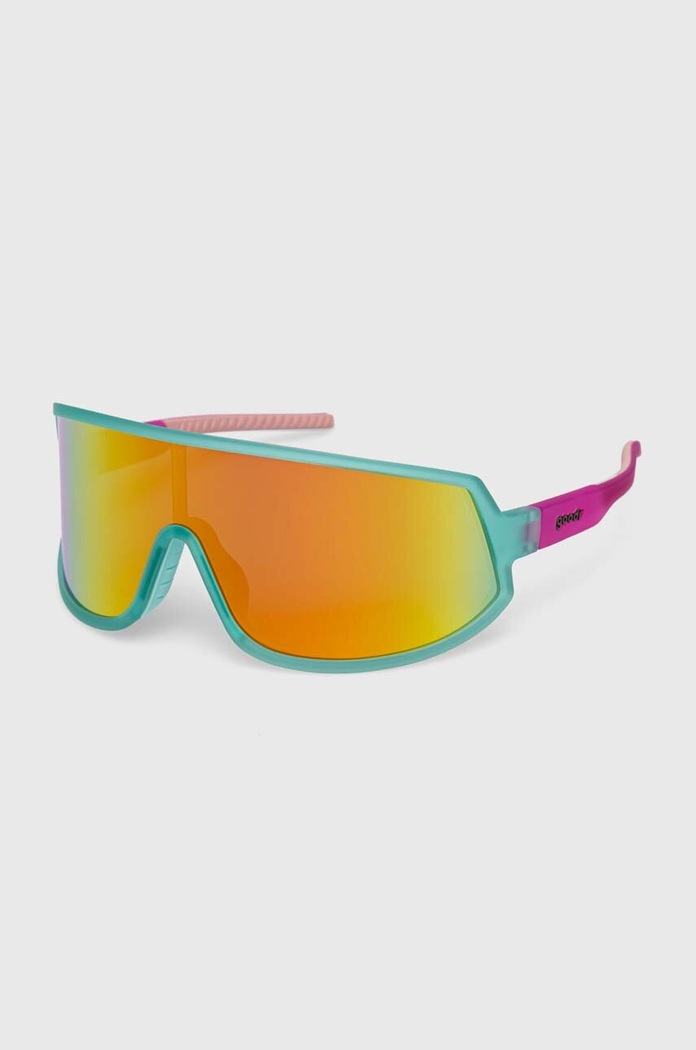 goodr Ochelari de soare Wrap Gs Save A Bull Ride A Rodeo Clown turcoaz GO.311006