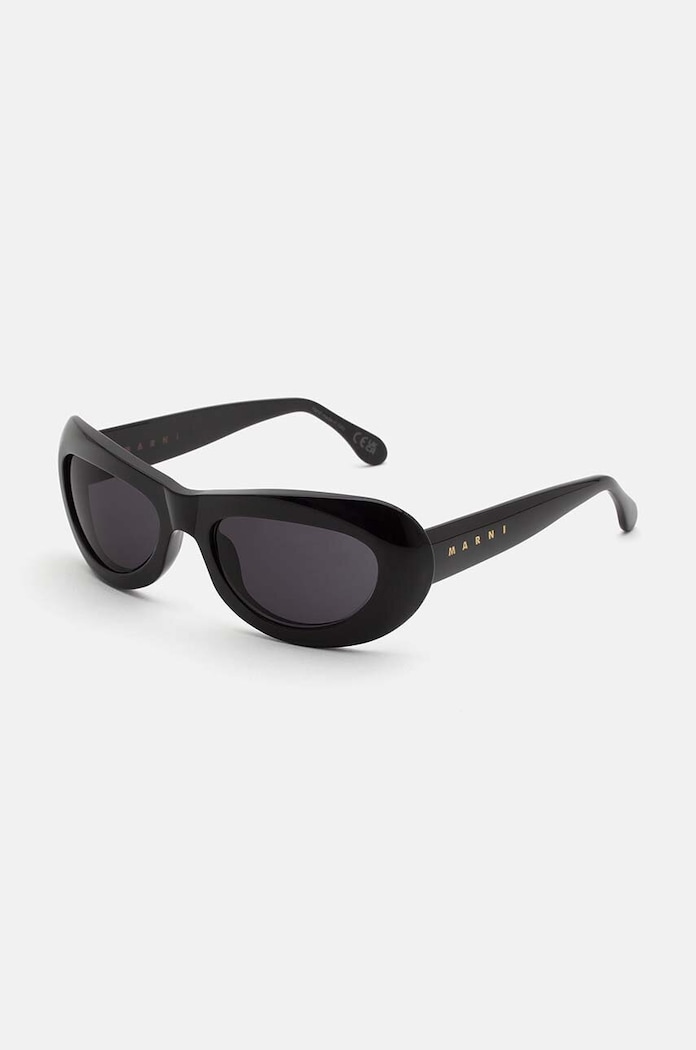 Marni okulary przeciwsłoneczne Field Of Rushes jednolita czarny EYMRN00067.001.YJS