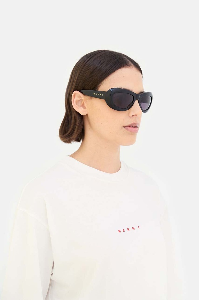 Marni okulary przeciwsłoneczne Field Of Rushes EYMRN00067.001.YJS czarny AA00