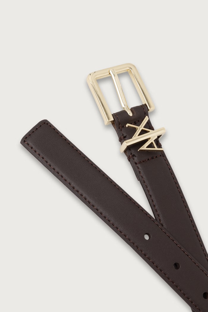 Armani Exchange Pasek damski skórzany 941182.4R759 brązowy AA00