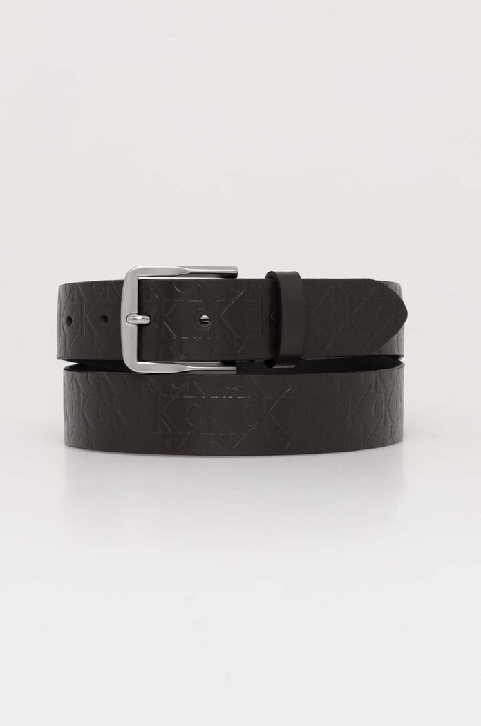 Calvin Klein Jeans pasek skórzany Planet friendly brązowy K50K511518