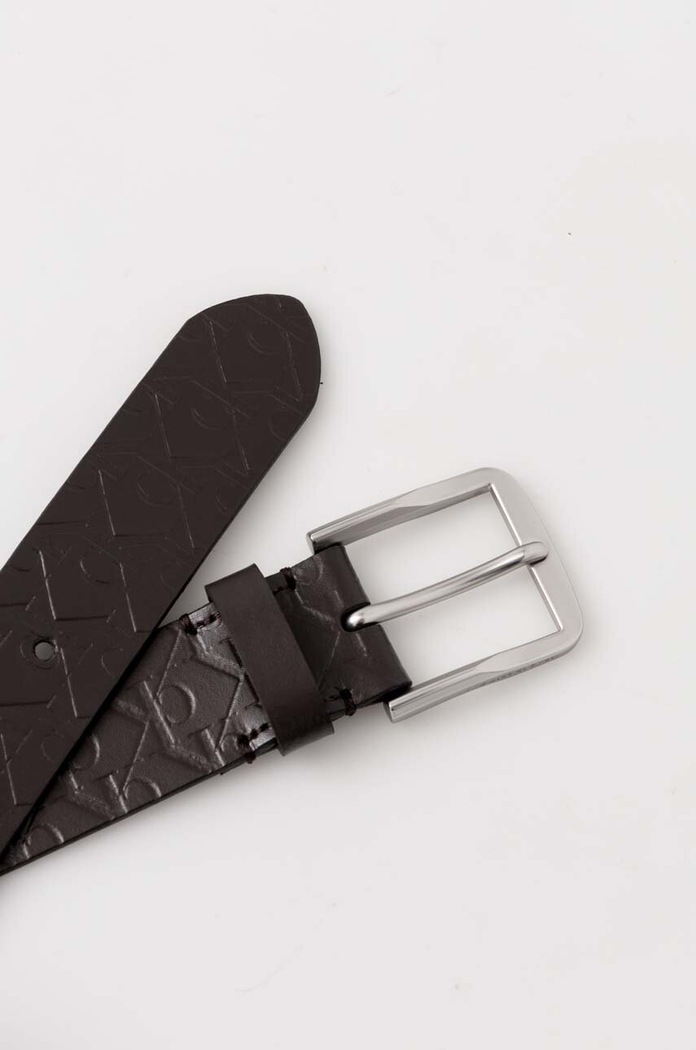 Calvin Klein Jeans pasek skórzany K50K511518 brązowy SS24