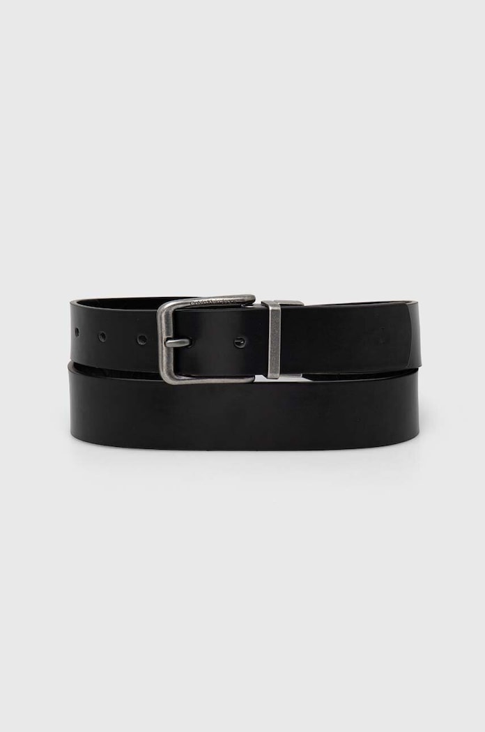 Oboustranný pásek Calvin Klein Jeans imitace kůže černá K50K511515