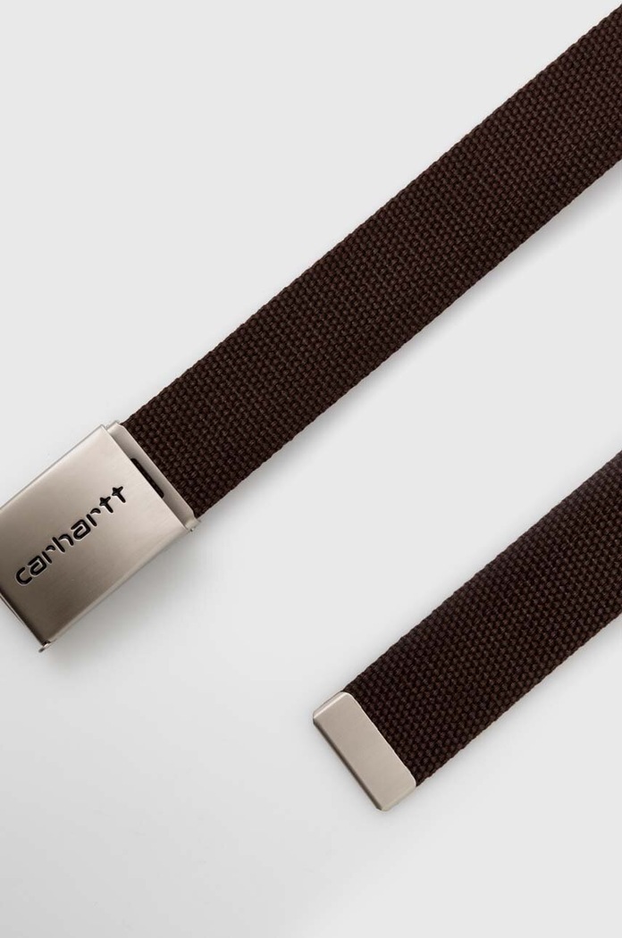 Opasok Carhartt WIP Clip Belt Chrome I019176.47XX hnedá SS24