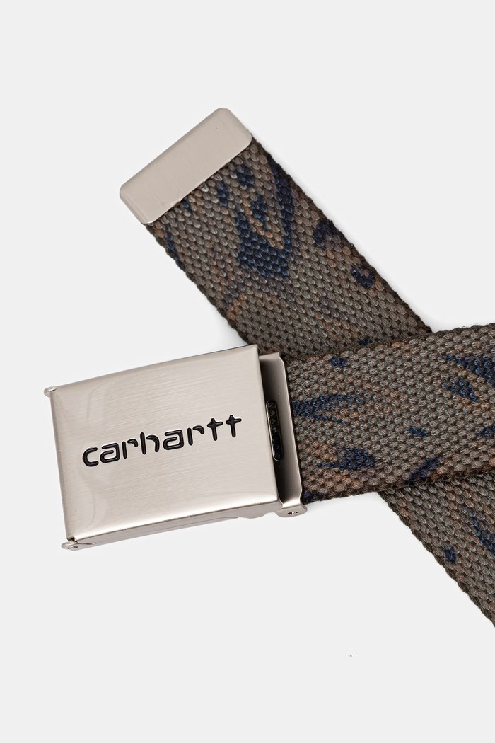 Carhartt WIP Clip Belt Chrome pasek parciany I019176.47XX multicolor SS24