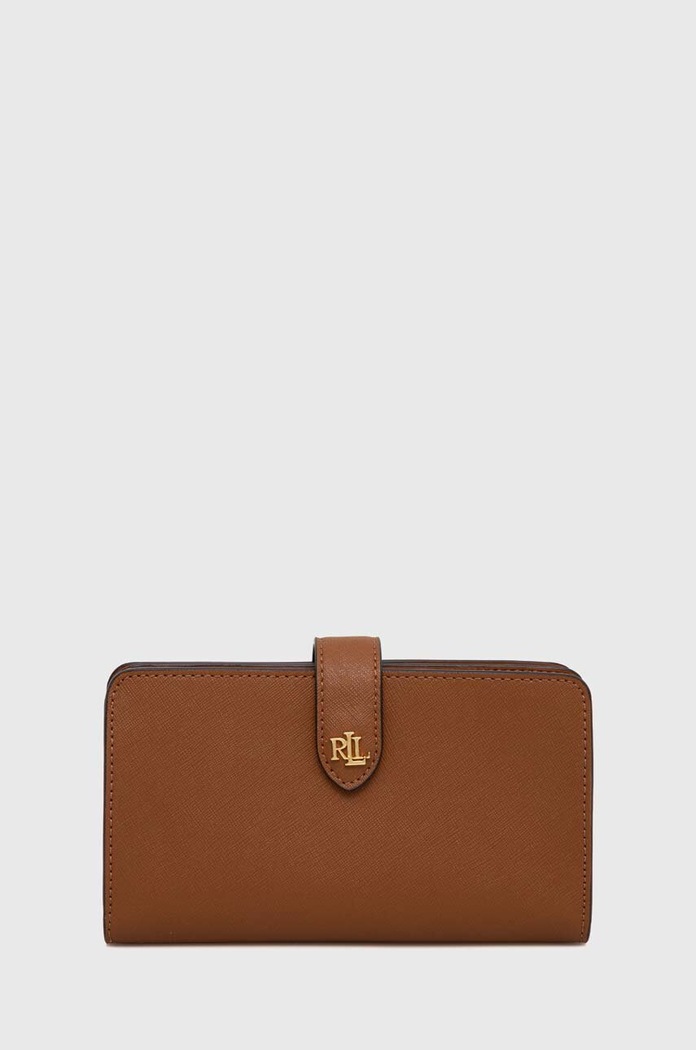 Lauren Ralph Lauren pénztárca nappa bőr barna 432916514