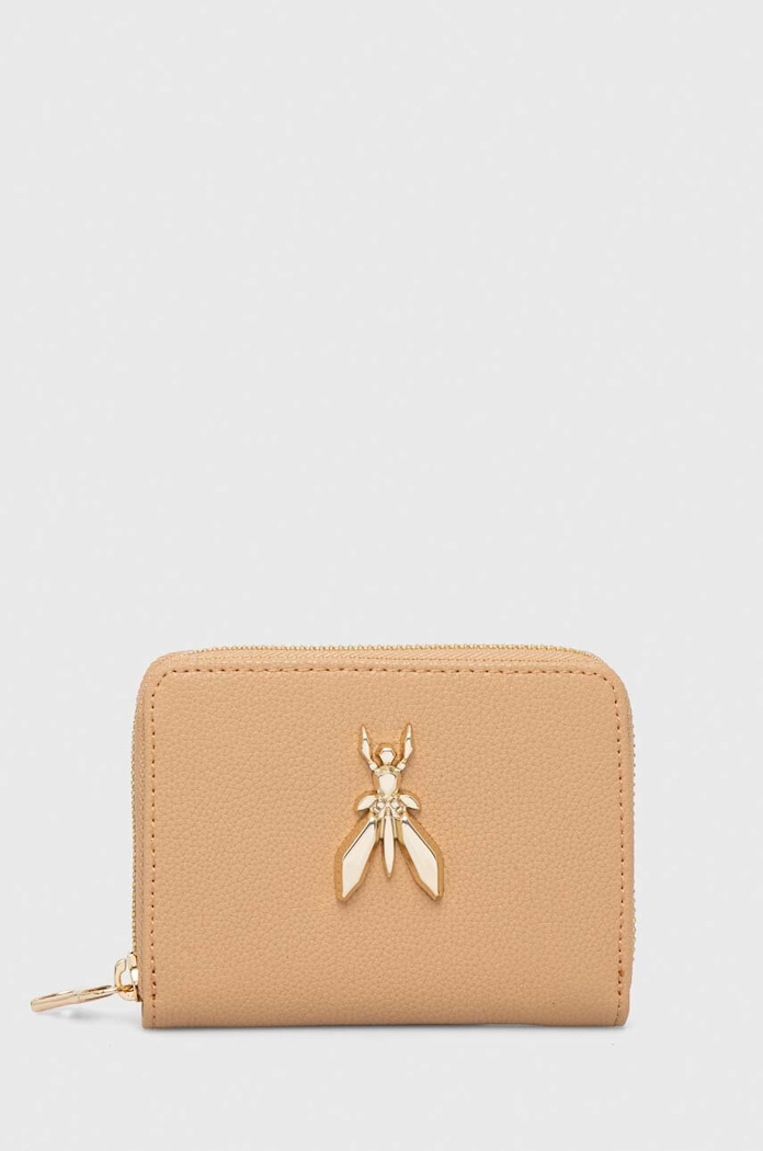 Patrizia Pepe portofel de piele piele bej 8Q0017.L001