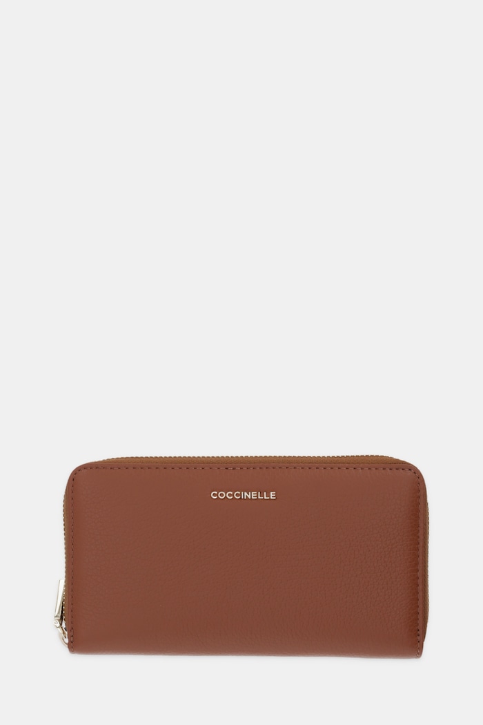 Кожен портфейл Coccinelle кафяв E2.MW5.11.32.01