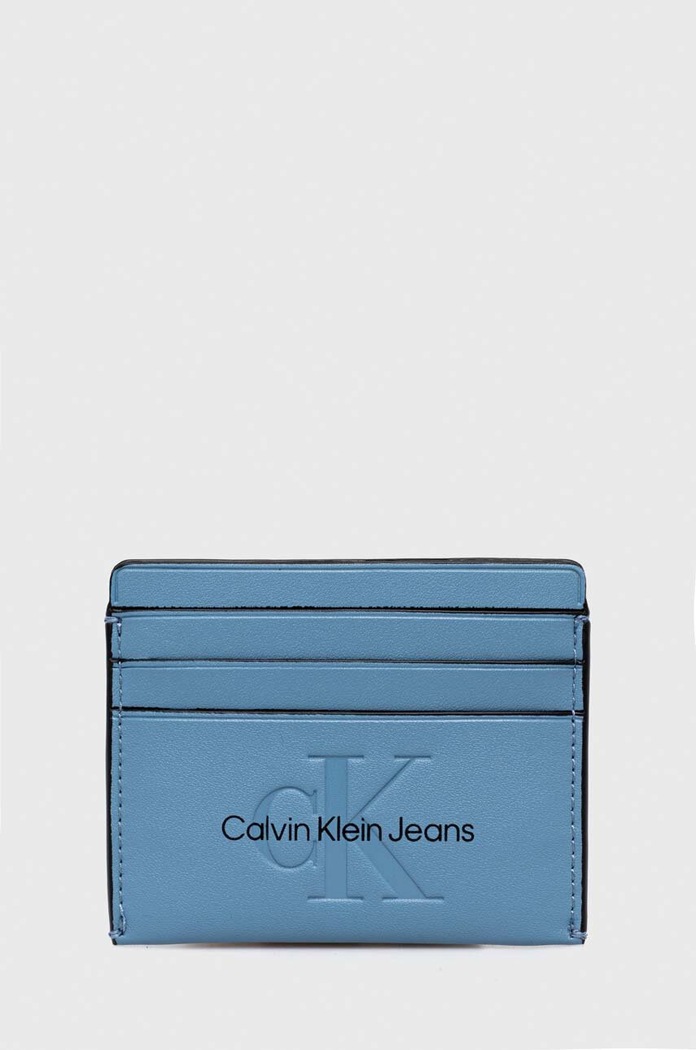 Θήκη για κάρτες Calvin Klein Jeans θήκη για κάρτες μπλε K60K611987