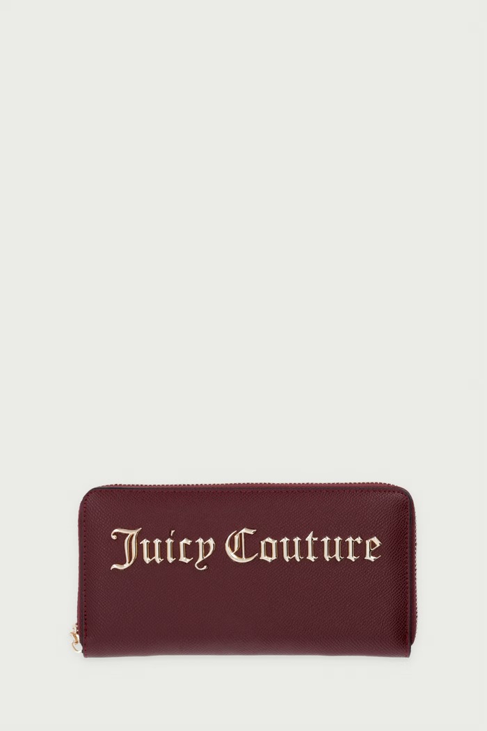 Juicy Couture Portfel damski z imitacji skóry Jasmine bordowy WIJJM5341WVP
