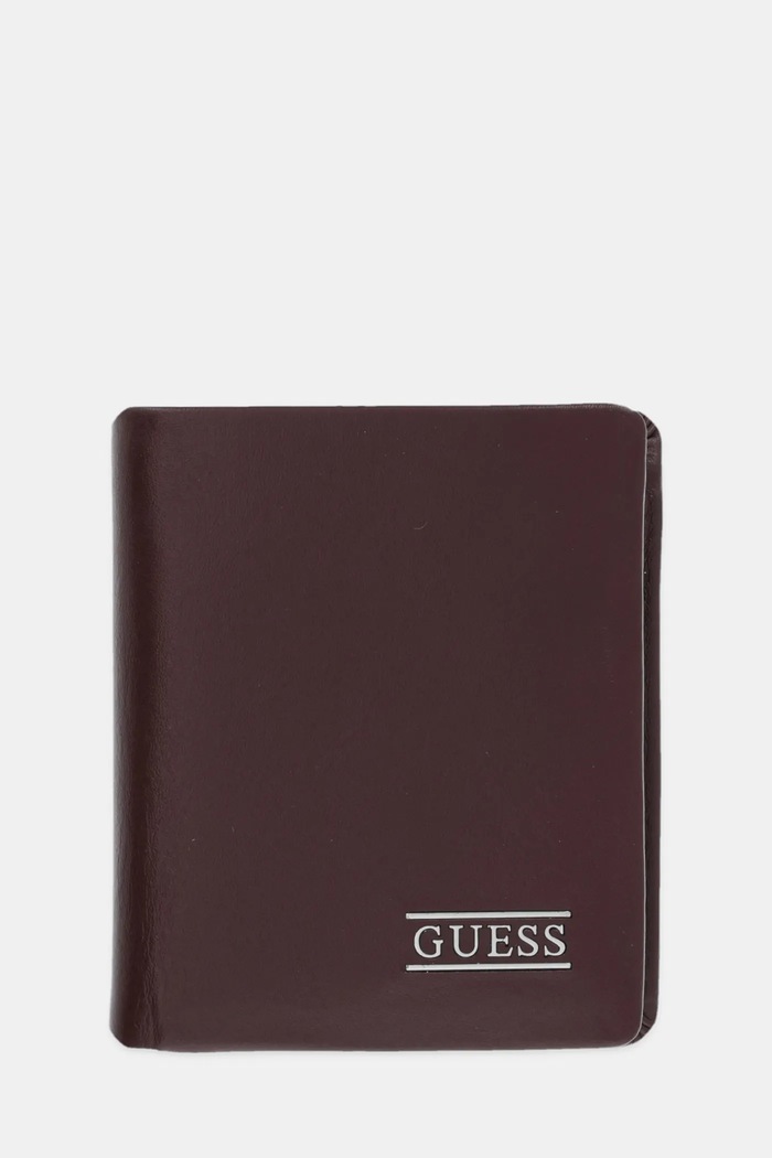 Kožni novčanik Guess NEW BOSTON smeđa SMNEBR.LEA22