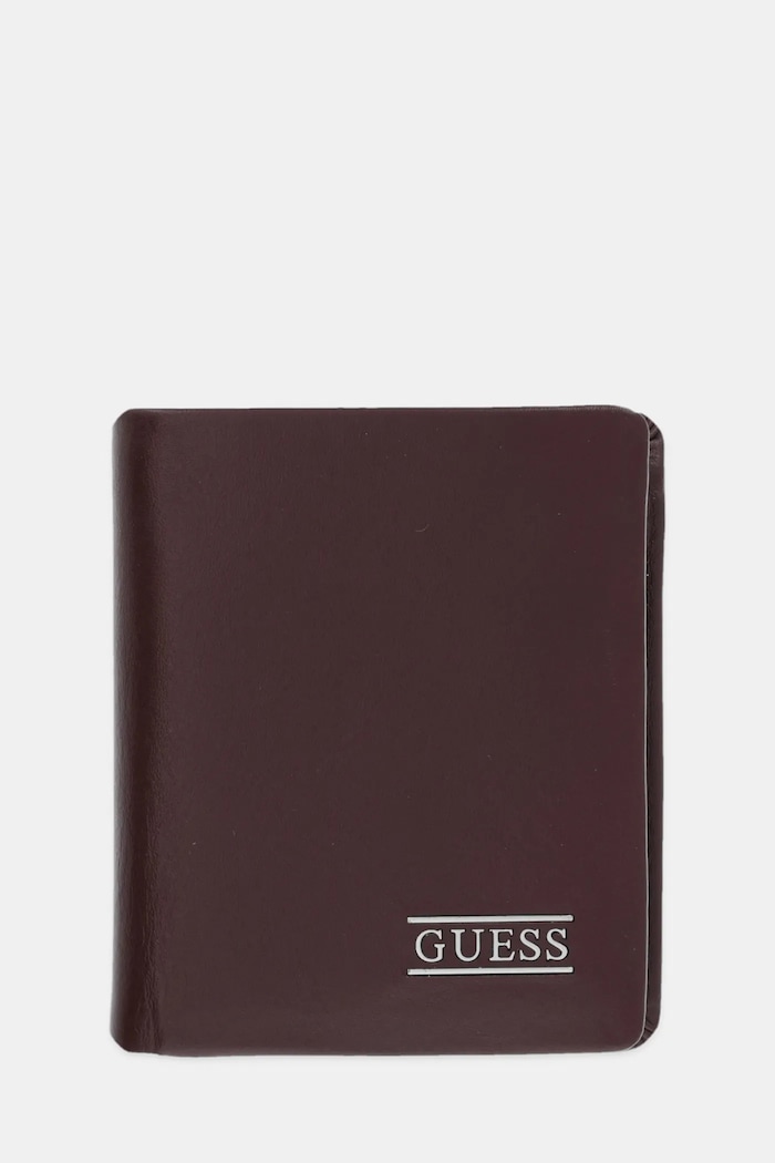 Kožni novčanik Guess NEW BOSTON smeđa SMNEBR.LEA22