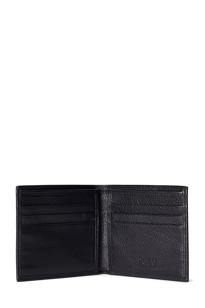 Akcesoria Polo Ralph Lauren portfel skórzany 405913723 czarny