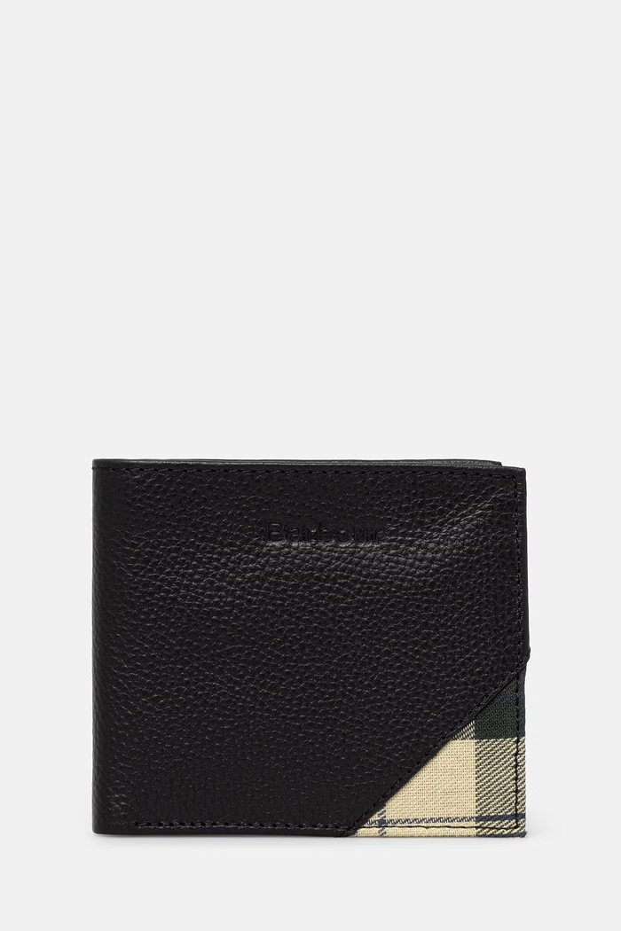 Barbour Tarbert portfel RFID skórzany męski czarny MLG0063