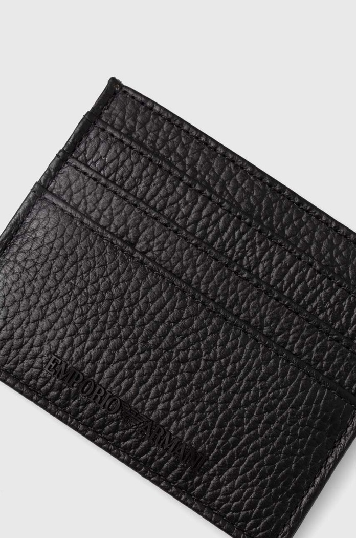 Dodaci Kožni etui za kartice Emporio Armani Y4R173.Y068E.NOS crna