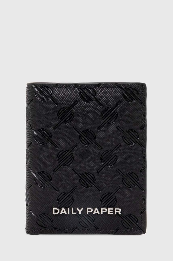 Denarnica Daily Paper Kidis Monogram Wallet Imitacija zrnatega usnja črna 2321157