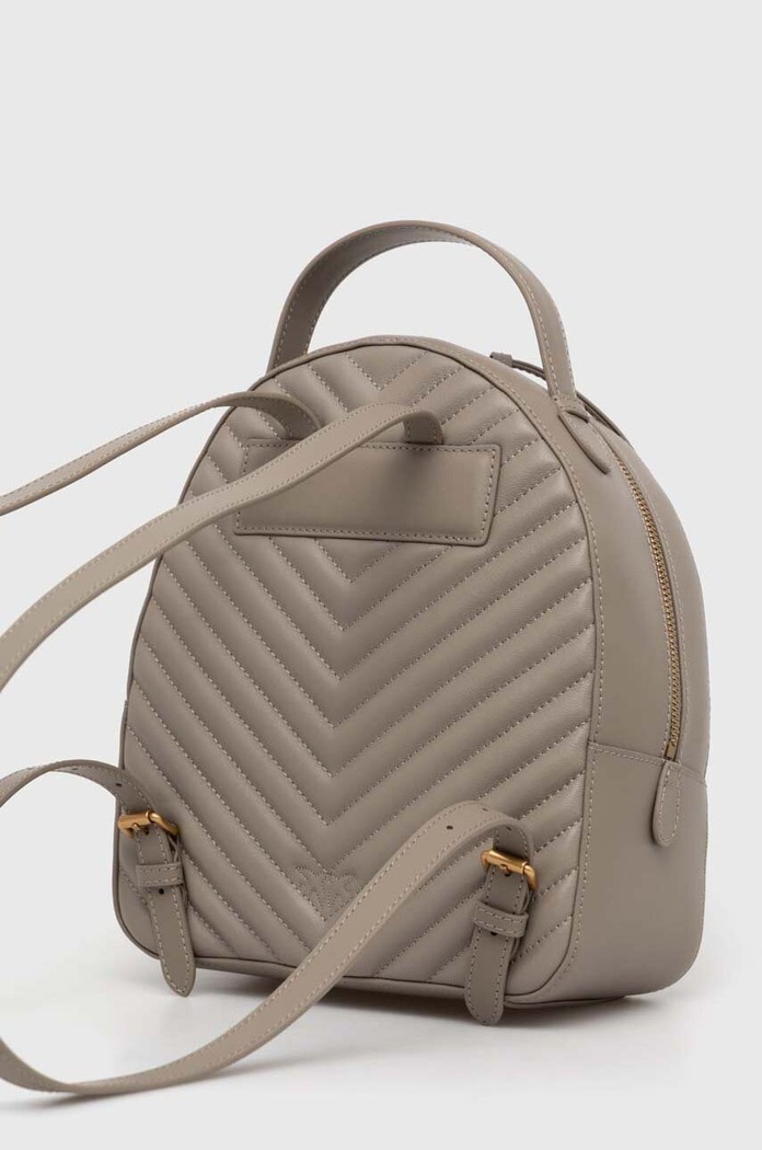 Accesorii Pinko ghiozdan de piele 102530.A1J2 gri