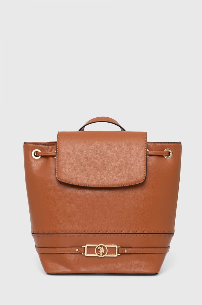 Ruksak U.S. Polo Assn. bez uzorka smeđa BEUQM6427WVP.521