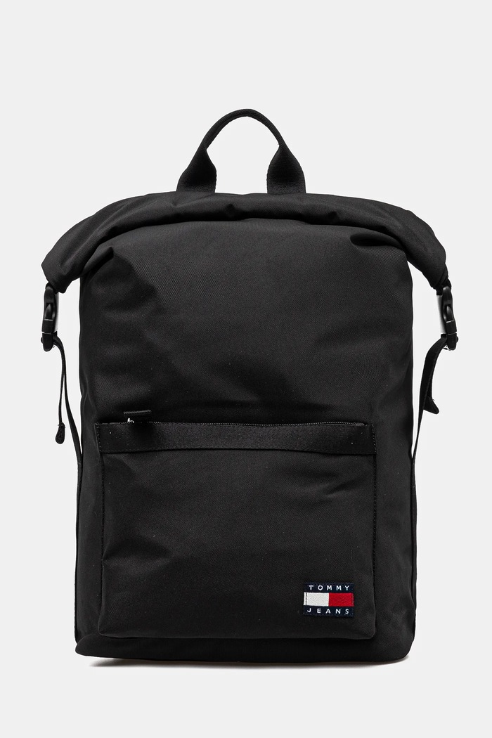 Batoh Tommy Jeans potisk černá AM0AM11965