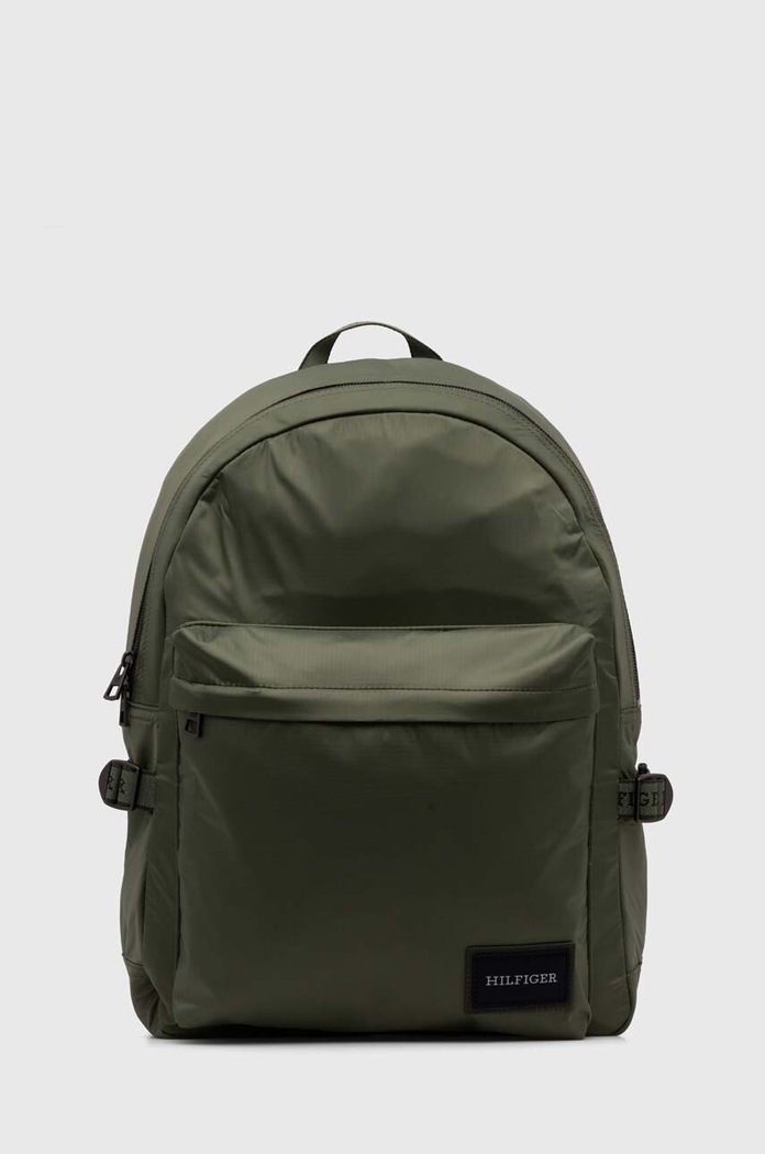 Batoh Tommy Hilfiger hladký zelená AM0AM12237