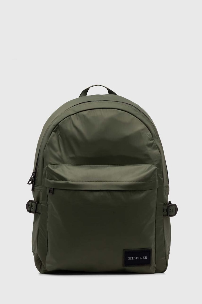 Batoh Tommy Hilfiger hladký zelená AM0AM12237