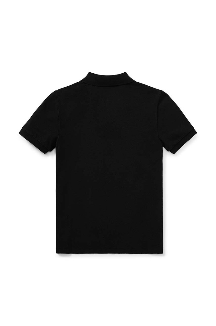 Dětská bavlněná polokošile Polo Ralph Lauren 323547926001 černá AW25