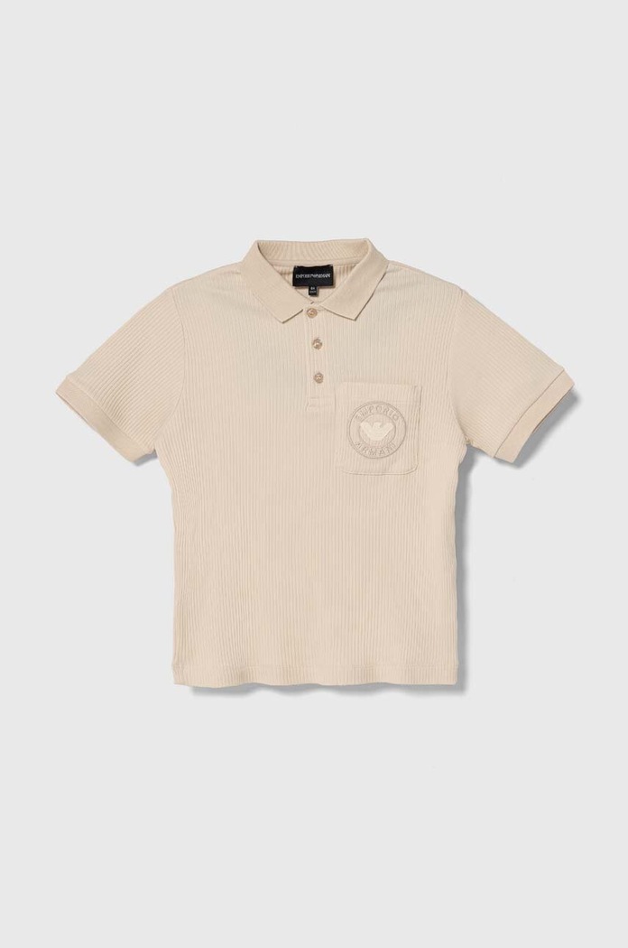 Emporio Armani tricou polo imprimeu bej 3D4FJ7.3J5SZ