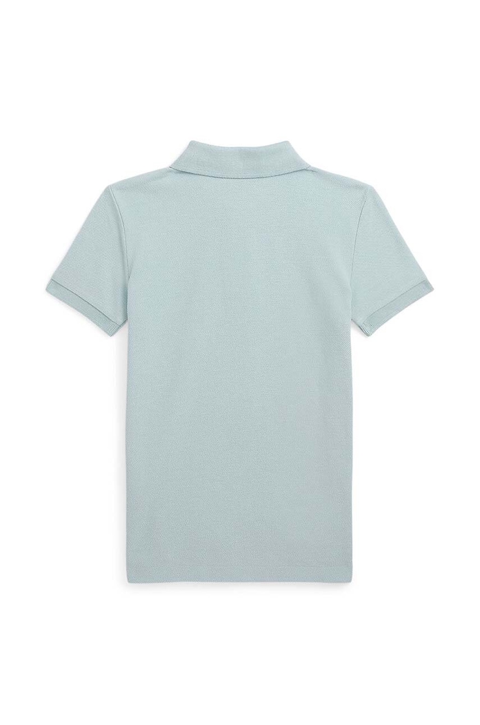 Детска памучна тениска с яка Polo Ralph Lauren 322703632169 син SS24