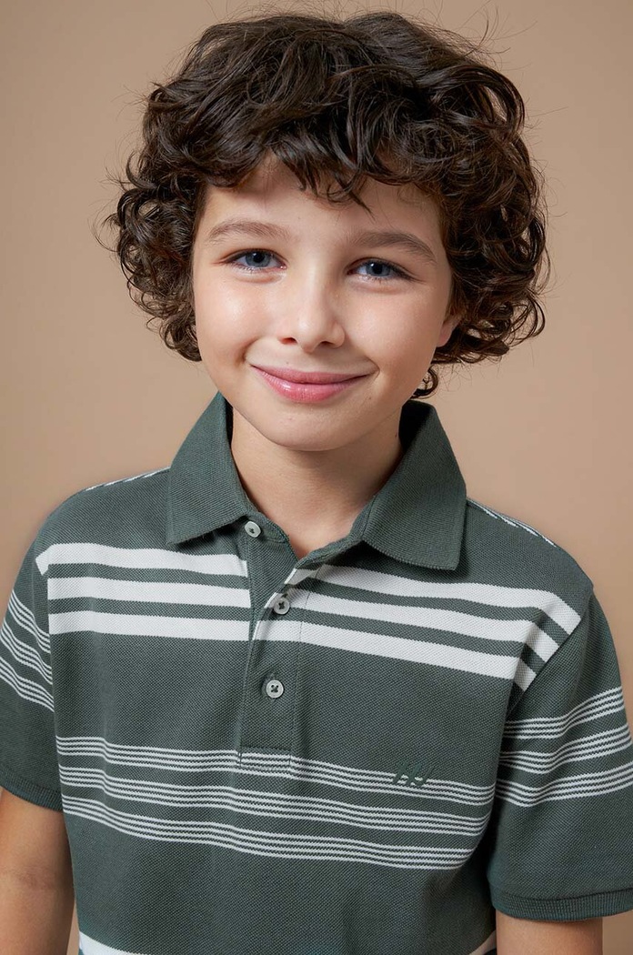 Dětské polo tričko Mayoral 6110.7C.Junior.PPYH zelená