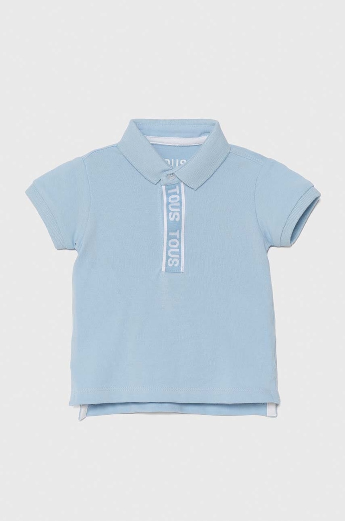 Tous tricou polo copii print albastru Casual.2020