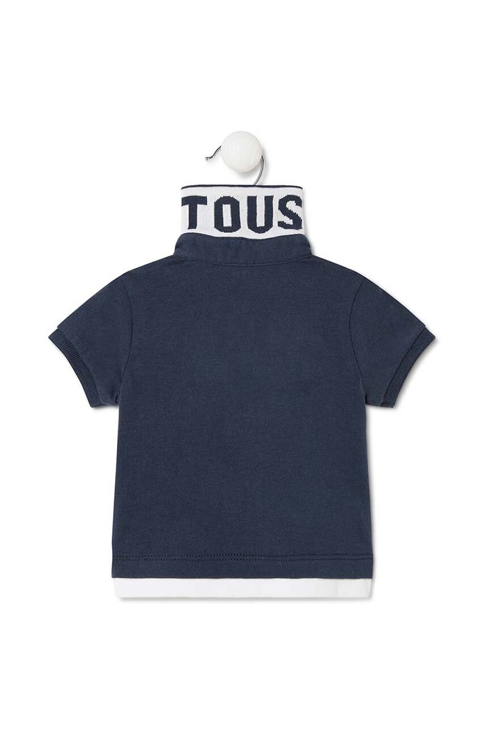 Tous tricouri polo din bumbac pentru copii Casual.2021 verde SS24