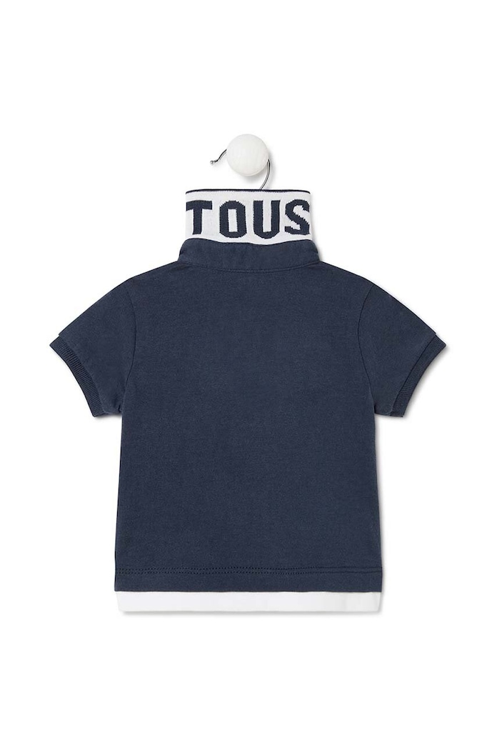 Tous tricouri polo din bumbac pentru copii Casual.2021 verde SS24