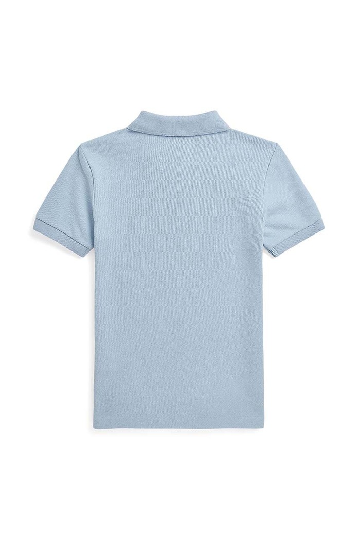 Детска памучна тениска с яка Polo Ralph Lauren 322853788016 син AW24