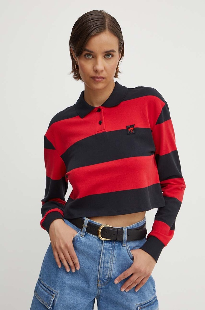 Longsleeve Dkny HEART OF NY κόκκινο D2B4A107