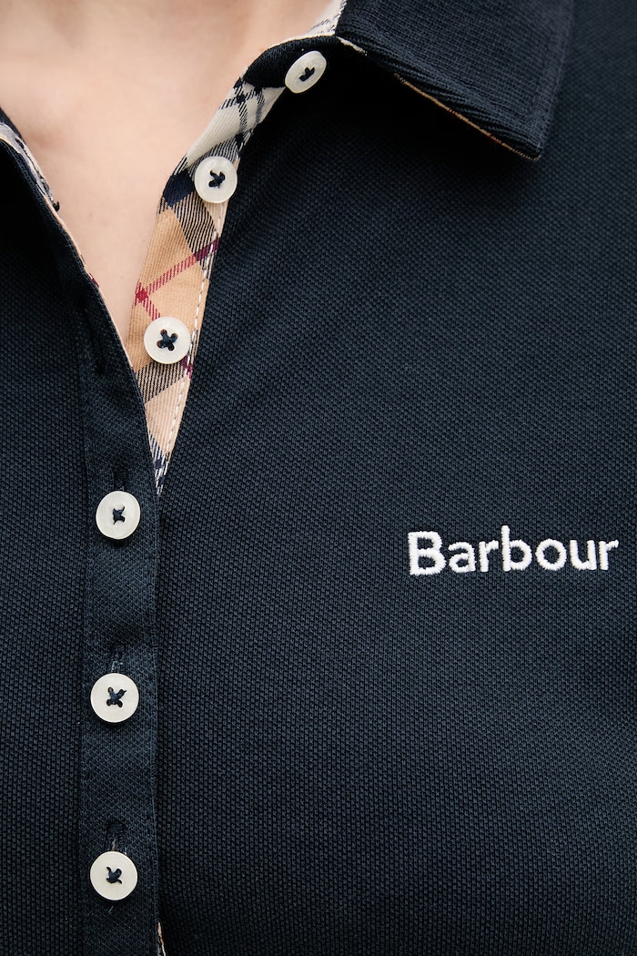 Barbour polo tričko dámske bavlnené s elastanom LML0634 tmavomodrá