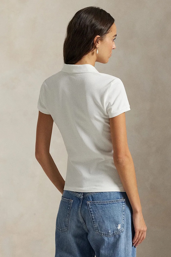 Поло Polo Ralph Lauren 211939272 белый SS26
