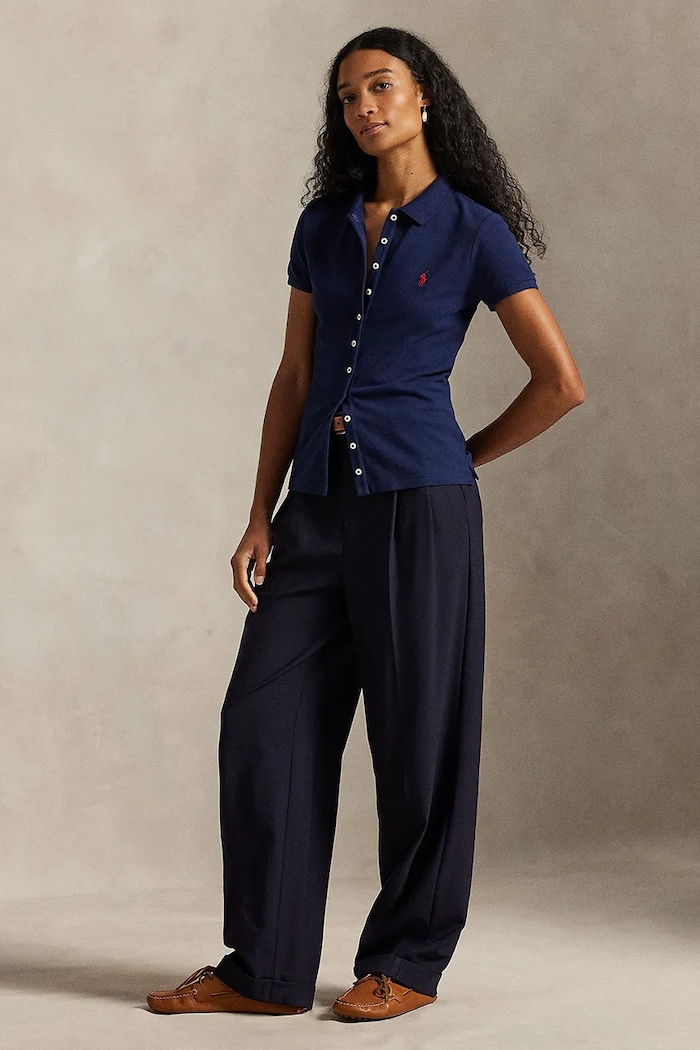 Ρούχα Πόλο Polo Ralph Lauren 211939272 σκούρο μπλε