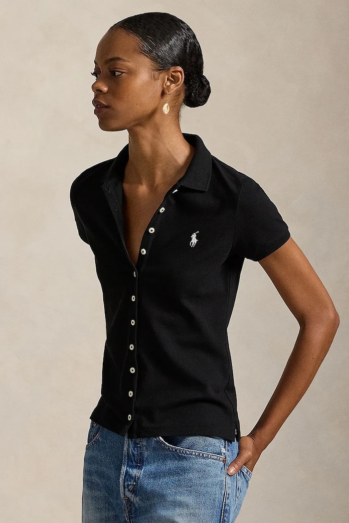 Polo Ralph Lauren polo regolare nero 211939272
