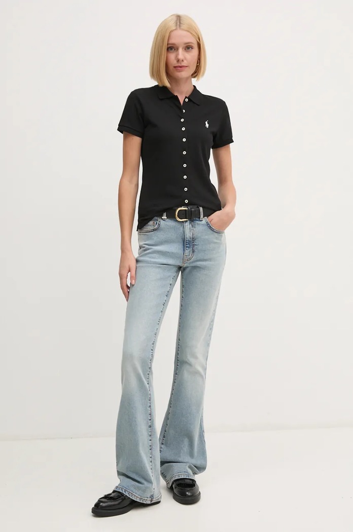 Polo tričko Polo Ralph Lauren 211939272 černá SS26
