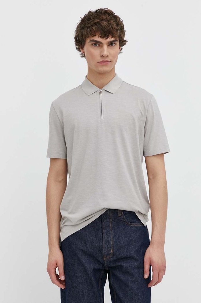 Polo HUGO 50496003 bež AW24
