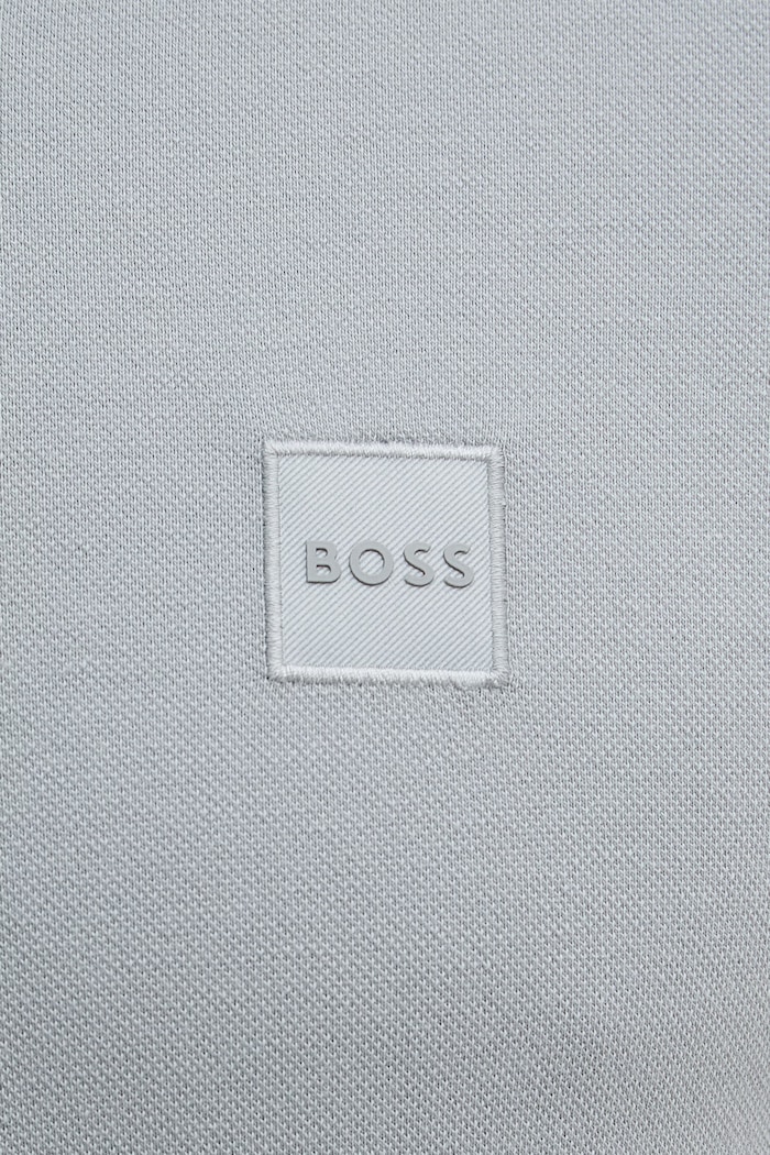 BOSS Orange póló férfi pamut elasztánnal Passenger 50507803 szürke