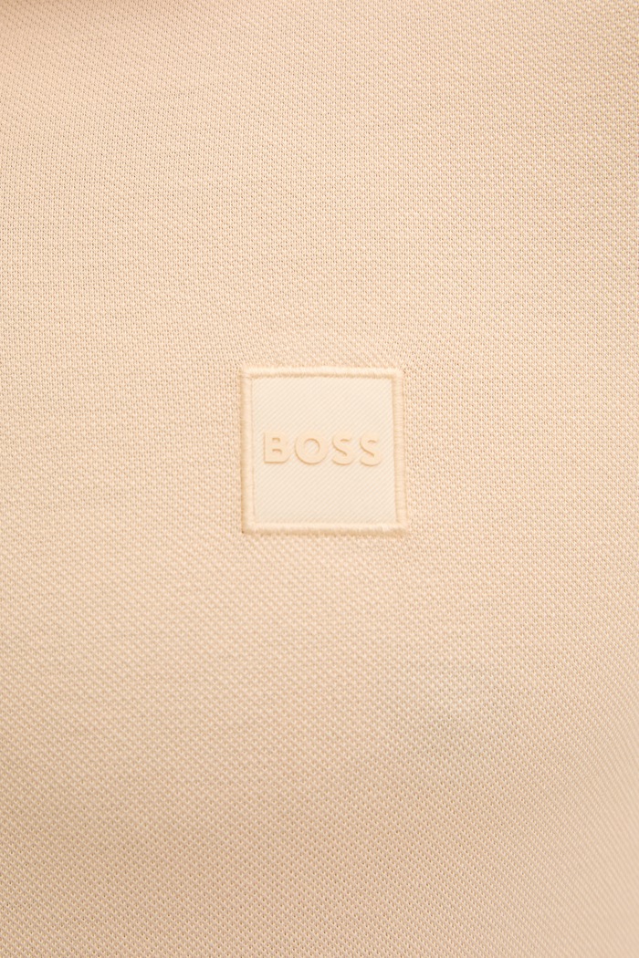 BOSS Orange polo tričko pánske bavlnené s elastanom Passenger 50507803 oranžová