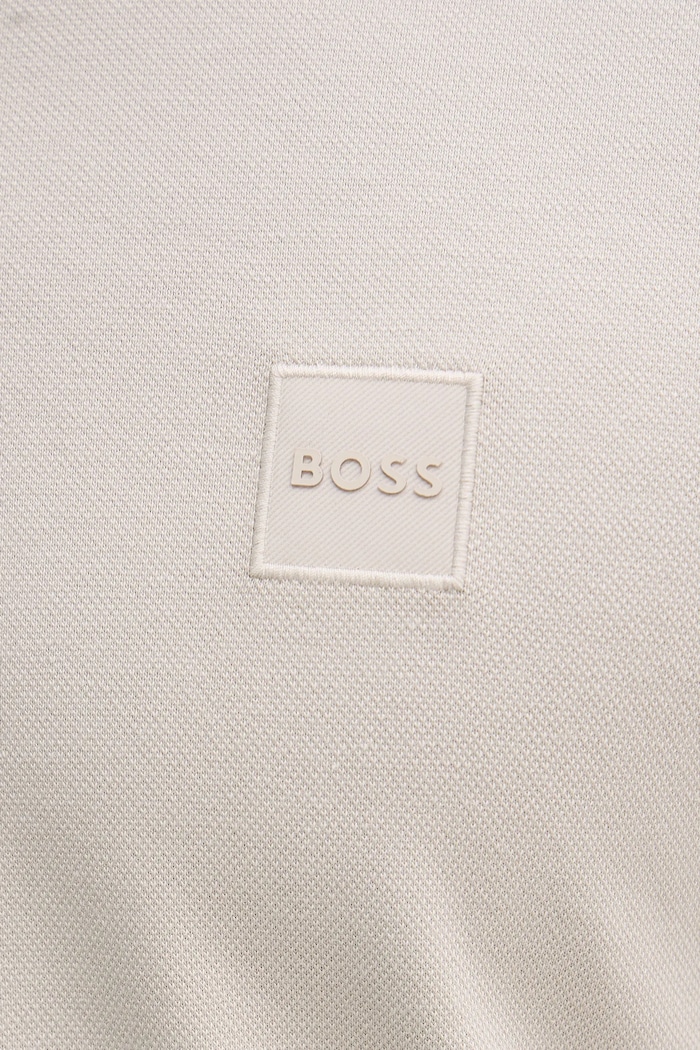 BOSS Orange πόλο Ανδρικό από βαμβάκι με ελαστάν Passenger 50507803 μπεζ