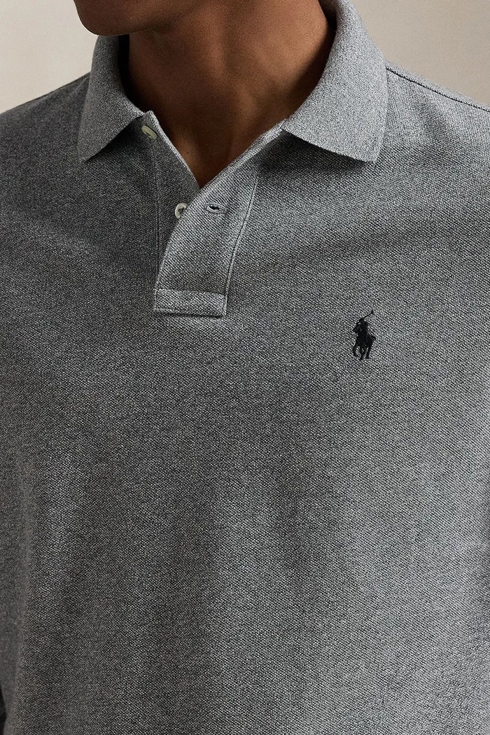 Polo Ralph Lauren Longsleeve bawełniany 710680790 szary AA00
