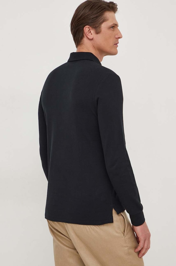 Oblečení Polo Ralph Lauren Bavlněné tričko s dlouhým rukávem Polo Ralph Lauren 710680790 černá