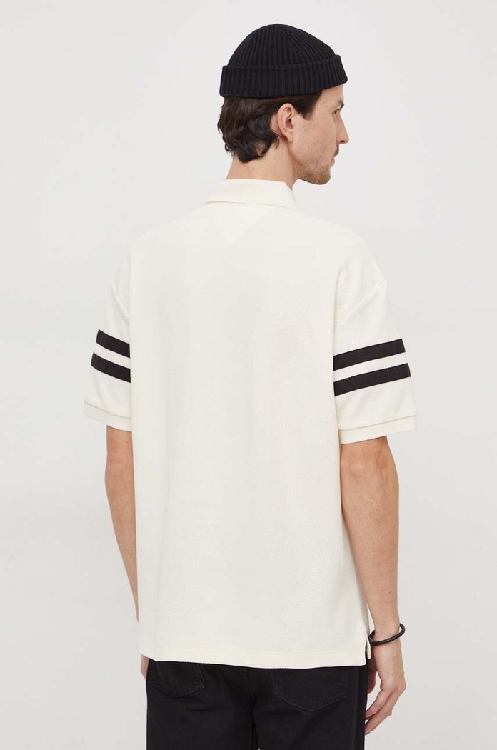 Odzież Tommy Hilfiger Polo bawełniane MW0MW33588 beżowy