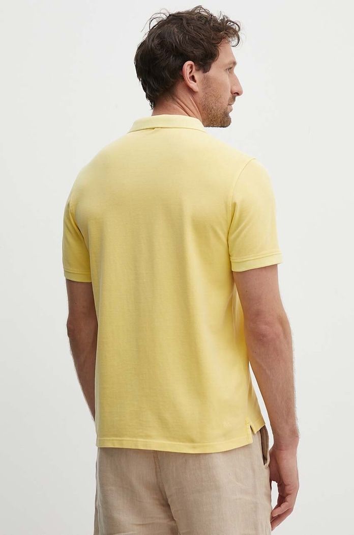 Odzież Pepe Jeans polo bawełniane NEW OLIVER GD PM542099 żółty