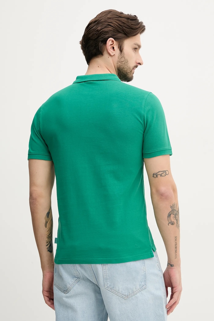 Odjeća Pamučna polo majica Pepe Jeans PM542099 zelena